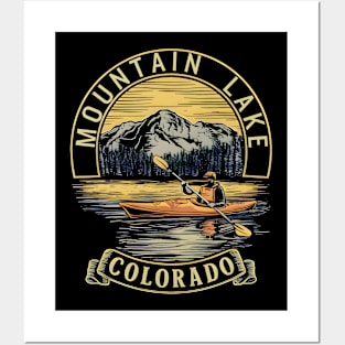 Kayaking-Mountain Lake Colorado Posters and Art